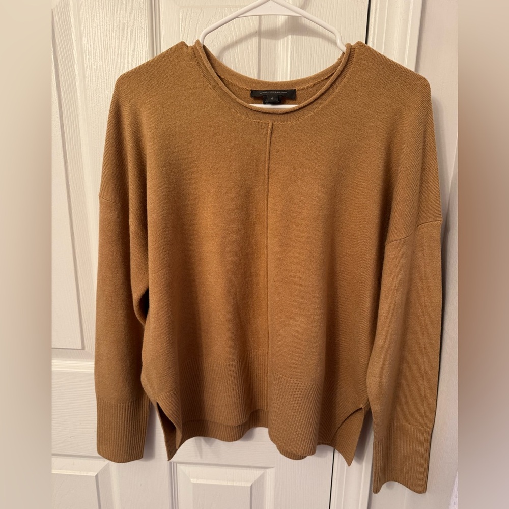 French Connection Camel Crew Neck Sweater